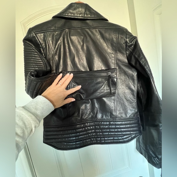 Real leather Moto jacket - Picture 13 of 16